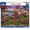 White Mountain 1000 Piece Jigsaw Puzzle Patriotic Summer, 4th of July
