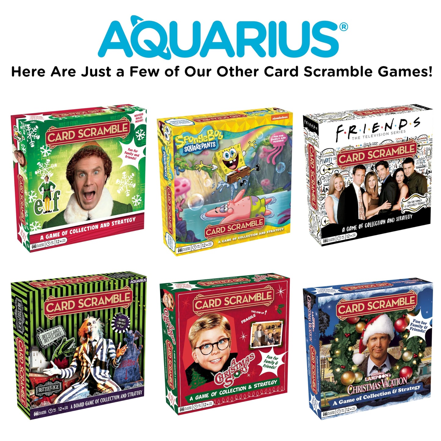 AQUARIUS Rick & Morty Card Scramble Board Game - Fun Family Party Game for Kids, Teens & Adults - Entertaining Game Night Gift - Officially Licensed