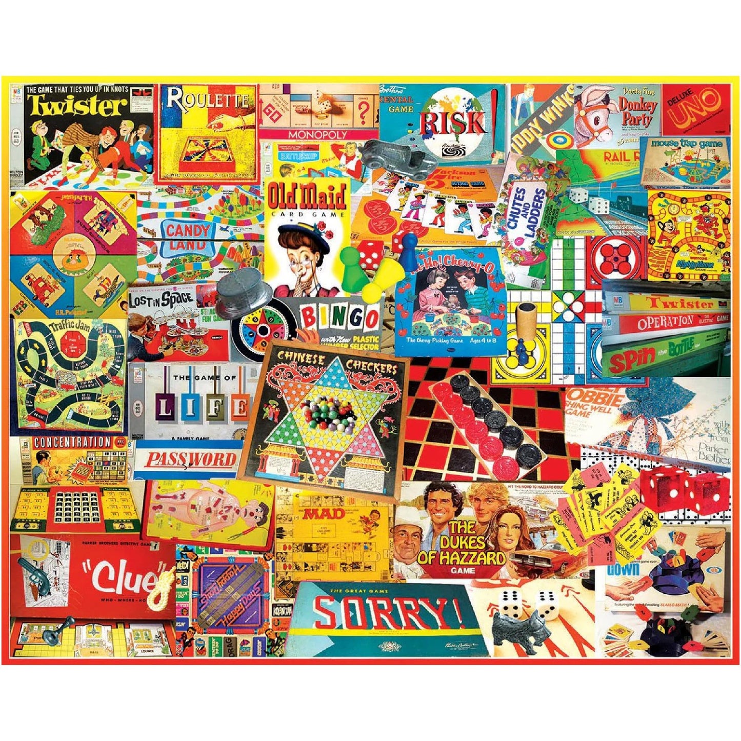 White Mountain 1000 Piece Jigsaw Puzzle, The Games We Played
