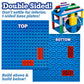 Classic Baseplates for Building Bricks - Set of 10 Sand 5"x5" Building Plates- Dual Connectivity, Build on Both Sides- Compatible, Tight Fit w Major
