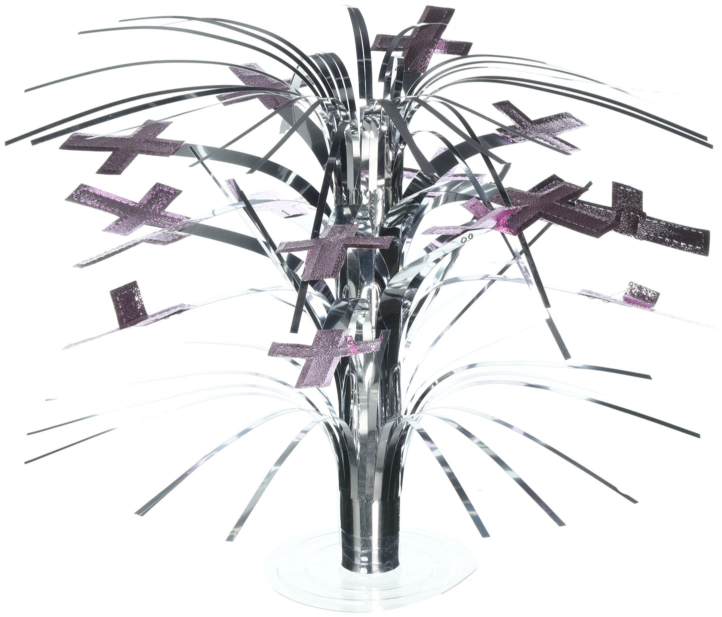 Amscan Pink Radiant Cross Mini Cascade Centerpiece | Party Decoration