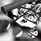 Single-Player TCG Playmat with Zones Compatible with Gundam Card Game, Bonus 26-Piece Acrylic Token Set & Storage Bag Included 24x14 Inches, Non-Slip