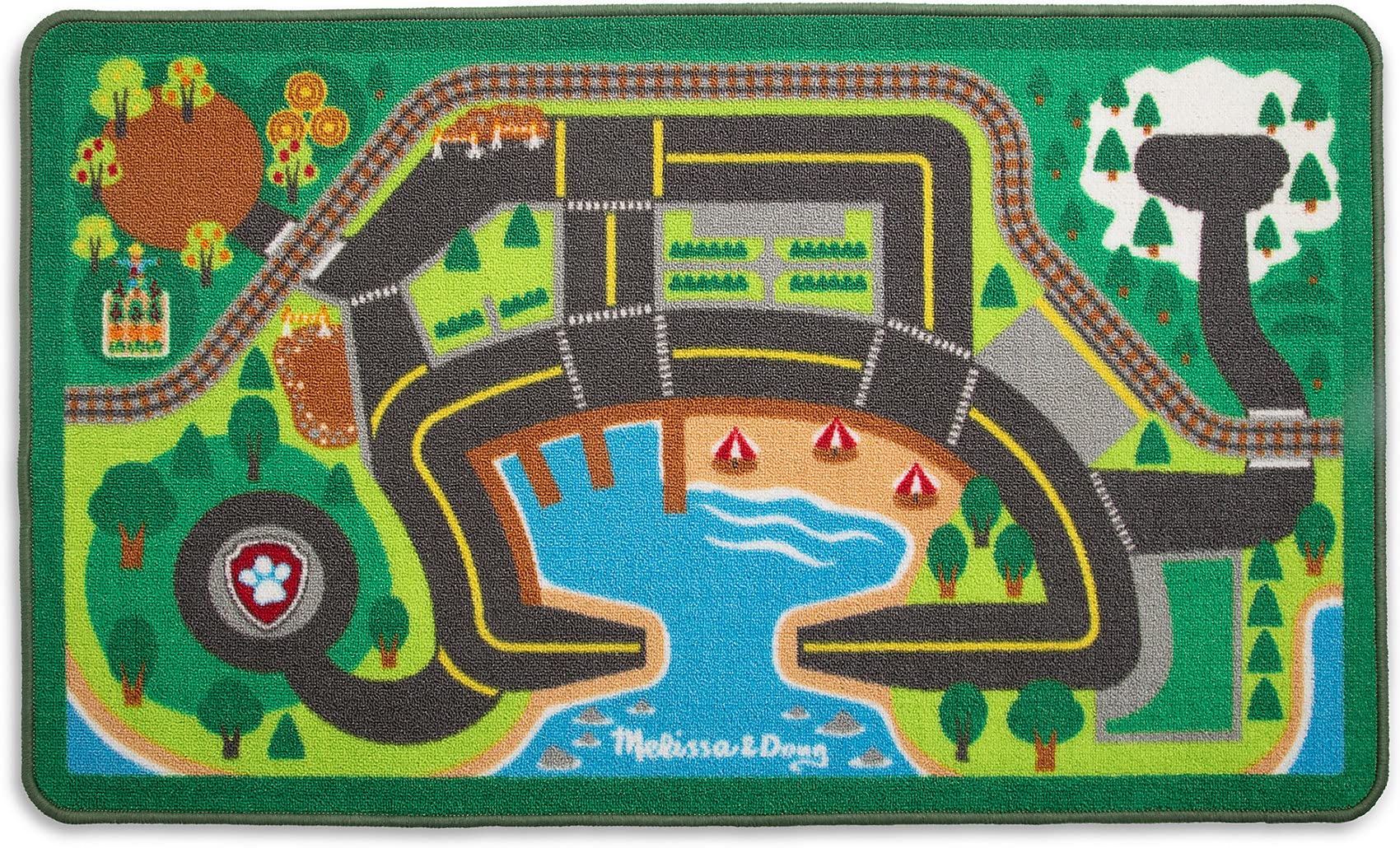 Melissa & Doug PAW Patrol Activity Rug - Adventure Bay (22 Pieces)