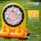 SLOOSH 2-in-1 Fun Pool Toys Set for Kids, Inflatable Dart Board & Ring Toss Game, Pool Floats Water Game Toys for Beach Yard Outdoor Ball Play, Party