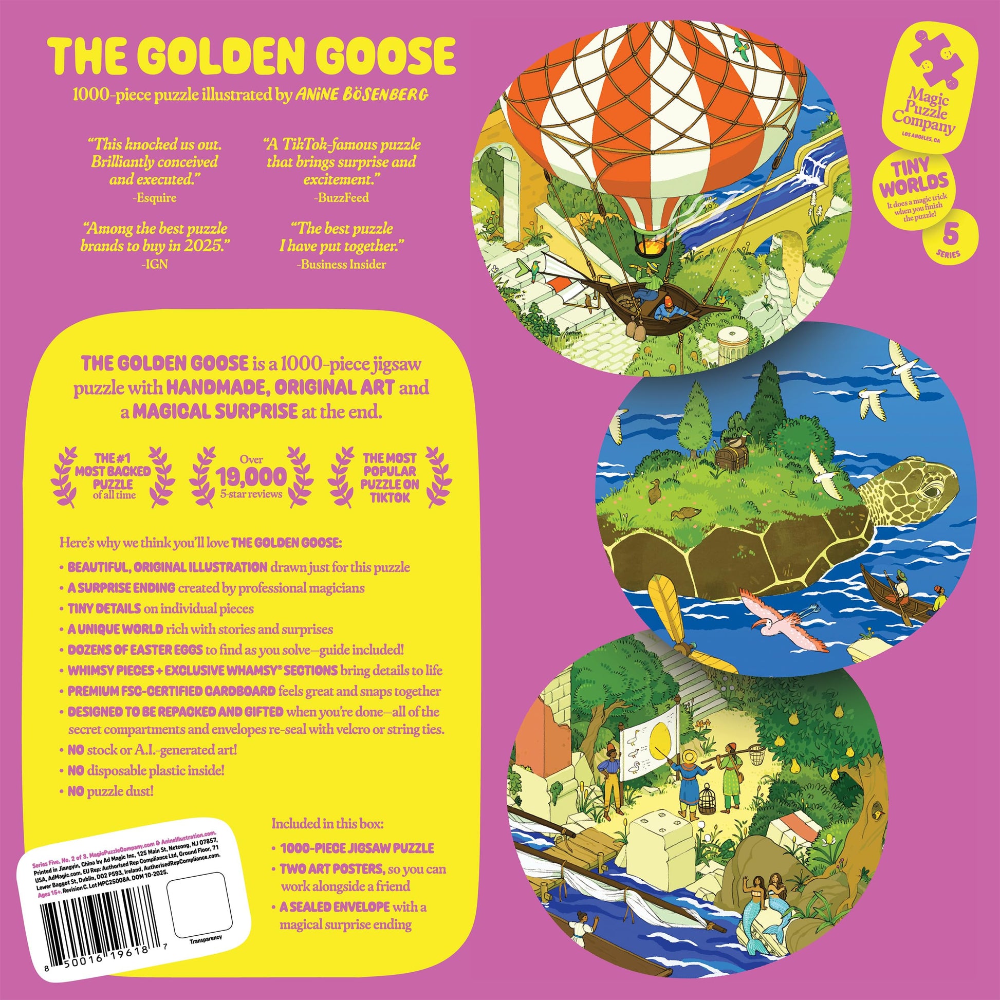The Golden Goose • 1000-Piece Puzzle by The Magic Puzzle Company • Series 5