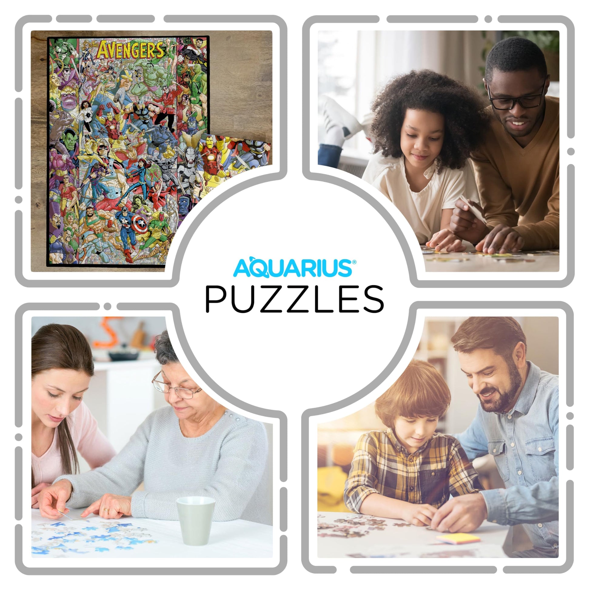 Aquarius Avengers 60th Anniversary 5000pc Puzzle (5000 Piece Jigsaw Puzzle) - Glare Free - Precision Fit - Officially Licensed Merchandise