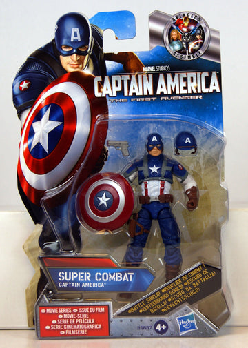 Hasbro Captain America Movie 4 Inch Series 2 Action Figure Super Combat Captain America Final Mission