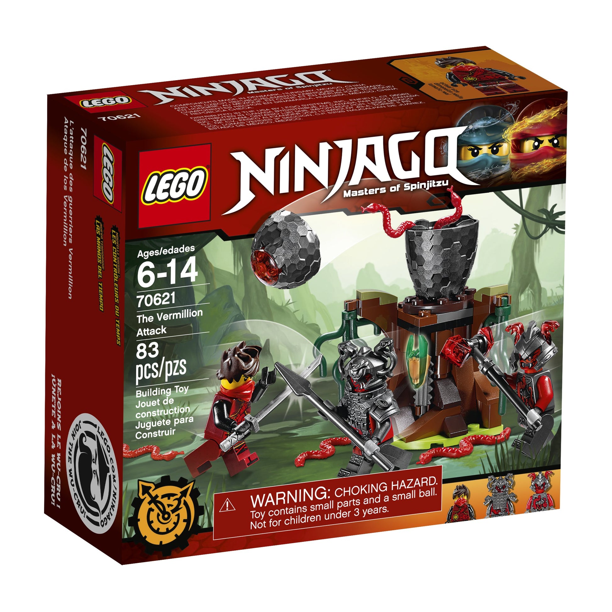 LEGO Ninjago The Vermillion Attack 70621 Building Kit (83 Piece)