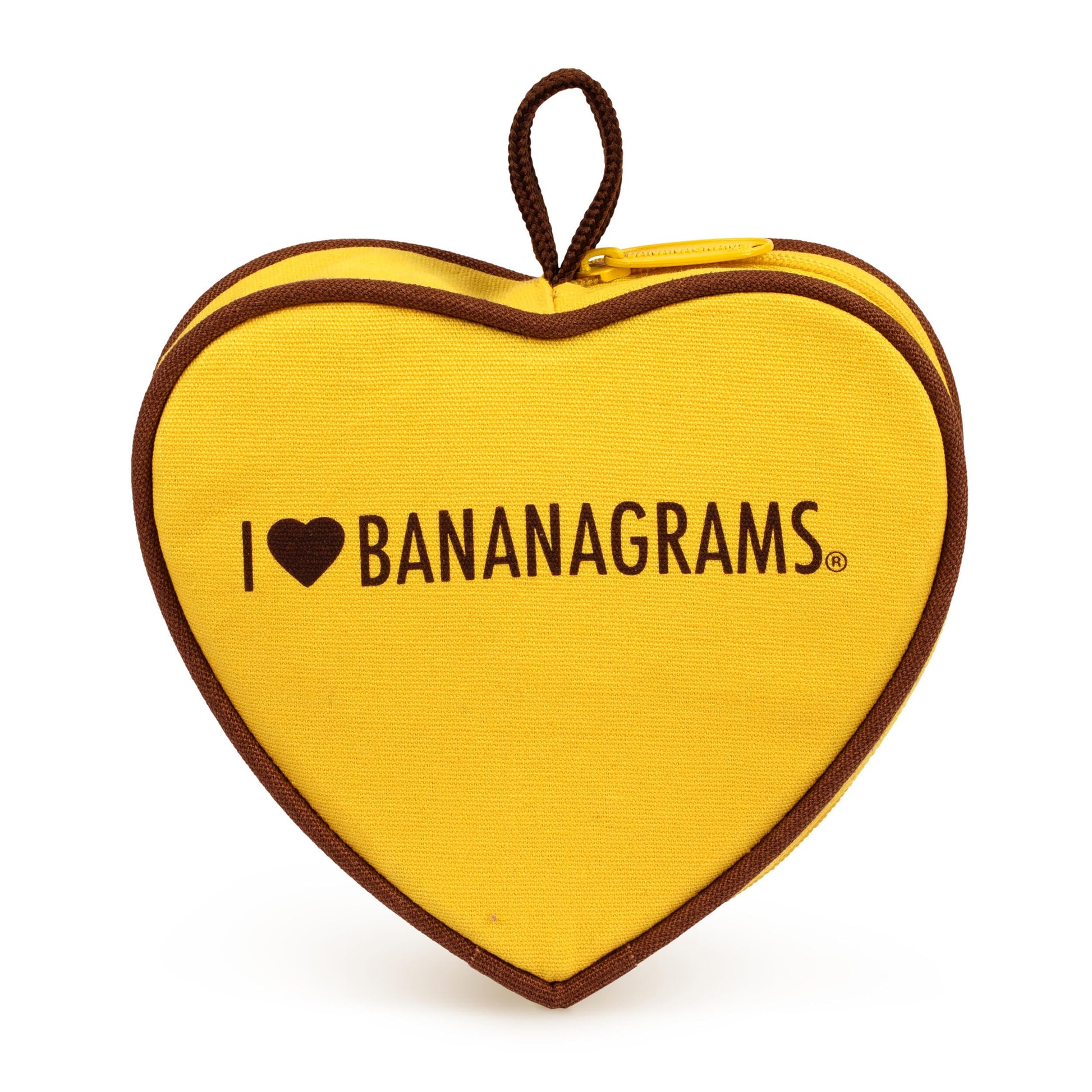 I Heart Bananagrams Word Game - Fast-Paced Spelling & Anagram Game in a Special Heart-Shaped Pouch, Family Game & Travel Game, 144 Letter Tiles, 1-8