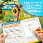 National Geographic Build Your Own Birdhouse Kit - DIY Wooden Birdhouse Craft with Paints, Brush, Bird-Watching Journal & Educational Poster for Kids