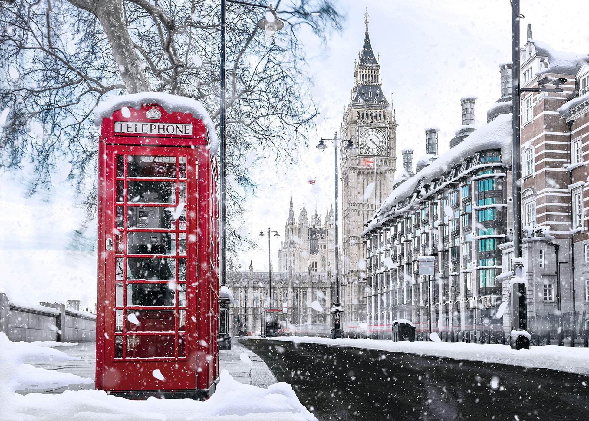 4D Cityscape Puzzle - Scratch Off Seasons Puzzle: Big Ben