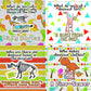 Creanoso Funny Dinosaurs Humor Stickers (10-Sheet) - Classroom Reward Incentives for Students and Children - Stocking Stuffers Party Favors