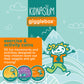 Kidnasium Giggle Activity Box Fitness & Exercise Coins | Fun Educational Classroom Gym Learning Game for Active Boys & Girls Ages 4 and Up, Multicolor