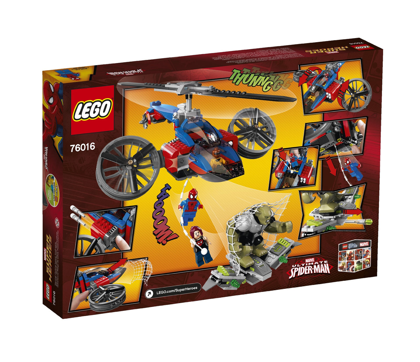 Lego 76016 Superheroes Spider-Helicopter Rescue