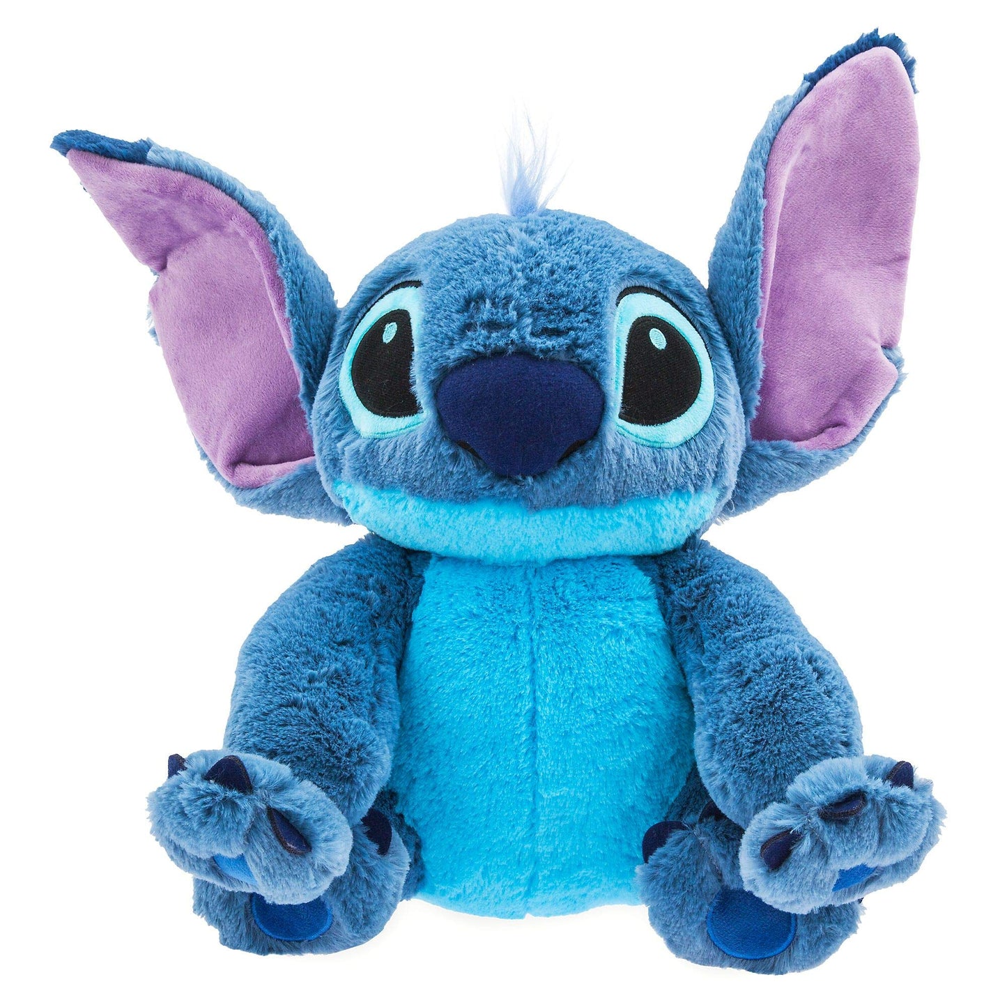 Disney Store Stitch Plush Soft Toy, 15”, Lilo and Stitch, Cuddly Alien Soft Toy with Big Floppy Ears and Fuzzy Texture, Suitable for All Ages