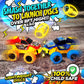 Team Power 2 Pack Monster Truck Toys Drone Warrior, Disc-Launching 5.2" Battle Trucks Pull-Back & Go, Age 3, 4-7 and Above Boys Birthday Gifts [Amazon