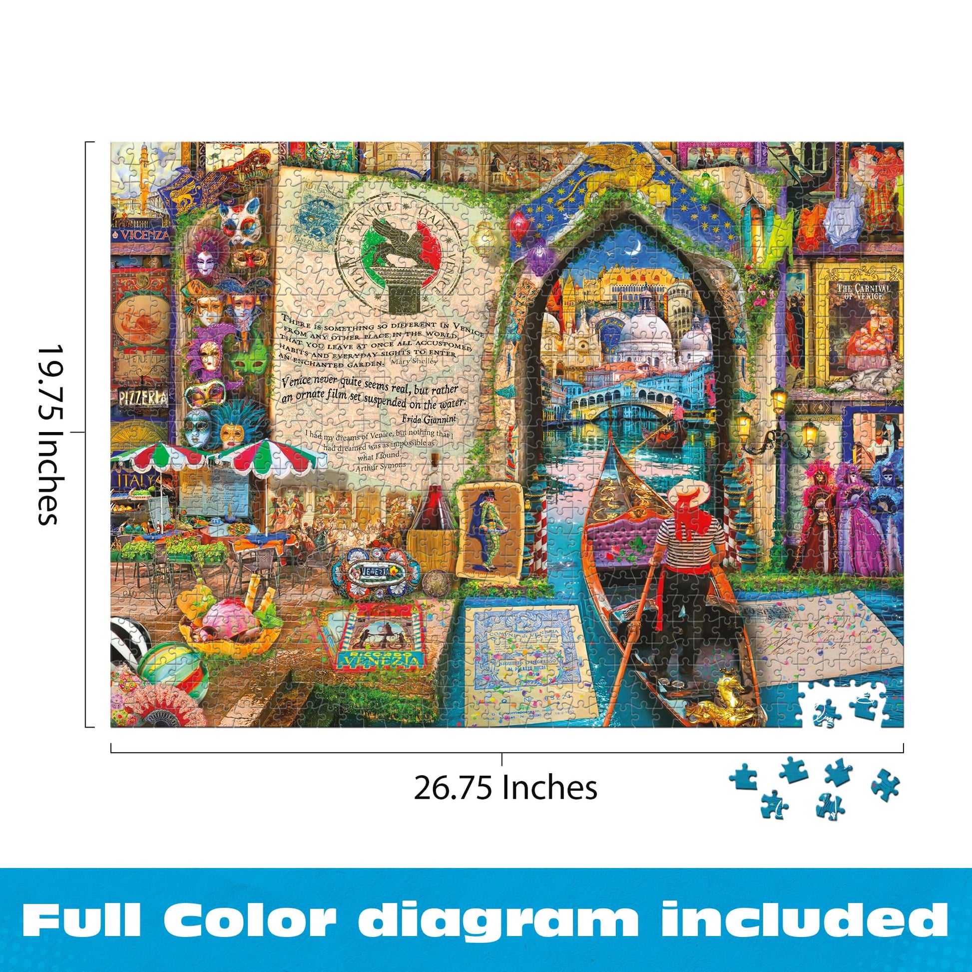 Buffalo Games - Life is an Open Book Venice - 1000 Piece Puzzle