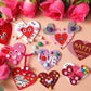 Valentine's Day Crafts for Kids - 361PCS DIY Heart Craft Set for School Gift, 108 Hearts, 50 Googly Eyes, 60 Pom Poms, 36 Wooden Beads, Craft Supplies