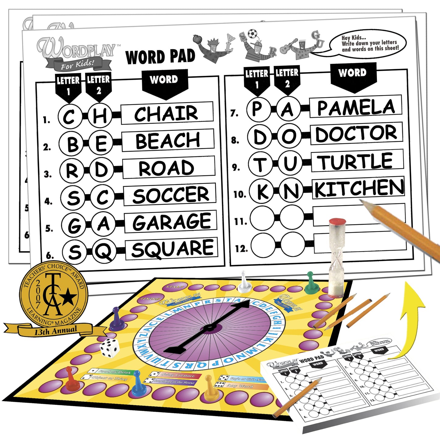 Wordplay for Kids - A Fast-Paced, Award-Winning Game Filled with Fun Word Challenges - Great for the Whole Family, Ages 6 & Up