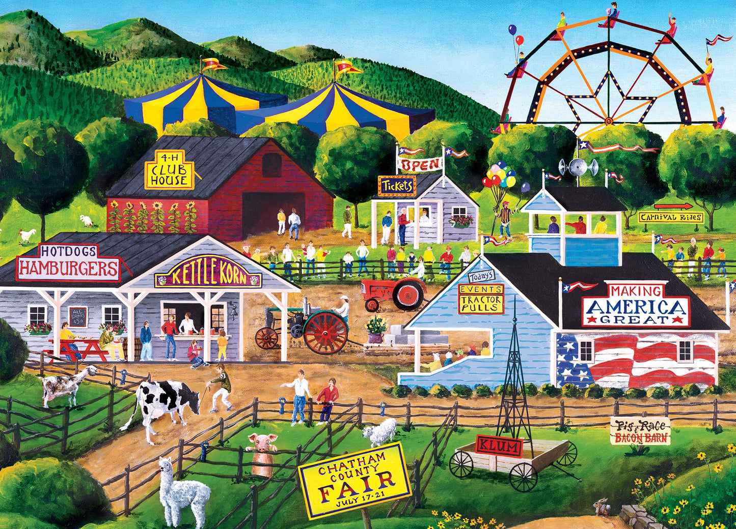 MasterPieces Summer Carnival Jigsaw Puzzle - 1000 Pieces for Adults