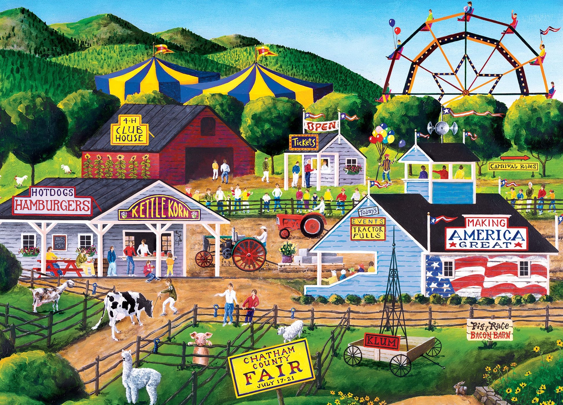 MasterPieces Summer Carnival Jigsaw Puzzle - 1000 Pieces for Adults