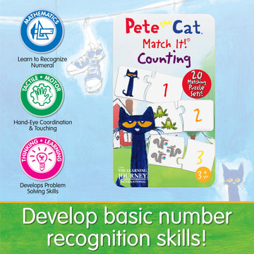 Pete The Cat - Match It! Tin - Counting (New)