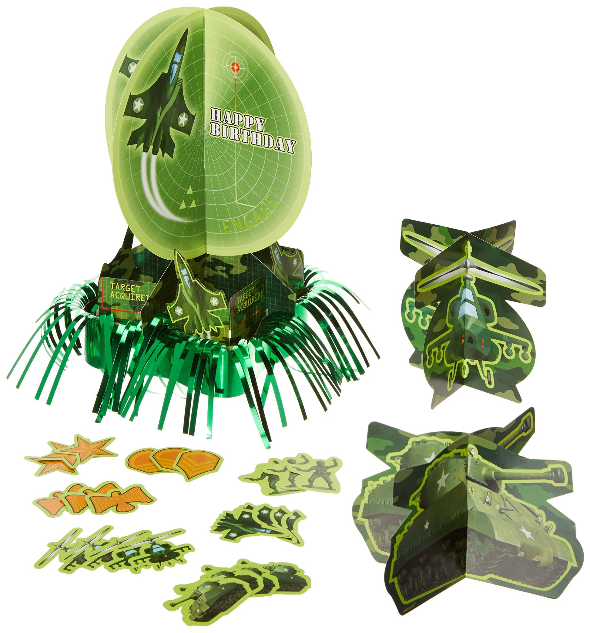 Camouflage Table Decorating Kit, Birthday