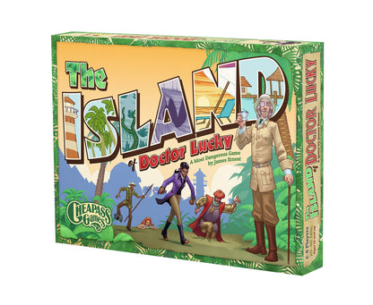 Cheapass Games: The Island of Doctor Lucky, Strategy Board Game, Simple Family Game, 40 Minute Play Time, 2 to 8 Players, For Ages 12 and up