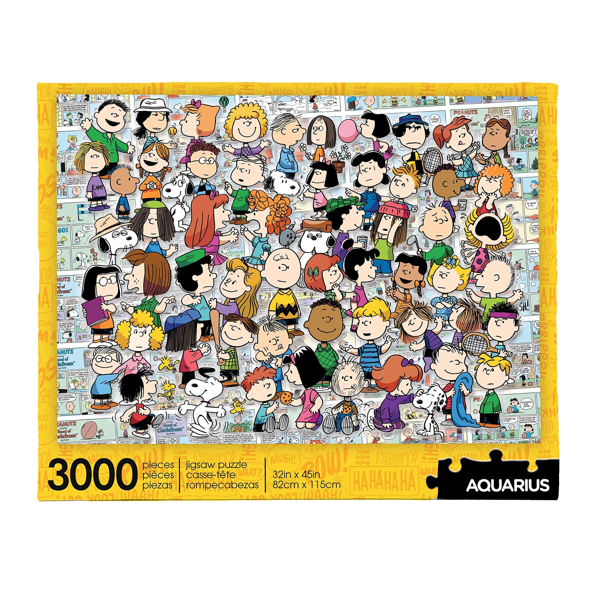 AQUARIUS Peanuts Snoopy Charlie Brown Peanuts 3000 Piece Jigsaw Puzzle