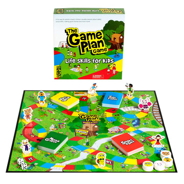 The Game Plan Life Skills for Kids Board Game, Social Skills Activities for Kids Ages 4-10, Family Board Games, Problem Solving, Feelings Management