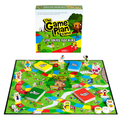 The Game Plan Life Skills for Kids Board Game, Social Skills Activities for Kids Ages 4-10, Family Board Games, Problem Solving, Feelings Management