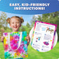 Blue Marble Tie-Dye Dotz 10-Piece Set - Make Vibrant, Colorful Tie Dye Designs with Dotz, Dropper, and Gloves - Fun and Easy Craft Kit for Kids