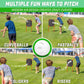 GoSports LotBall AIR Backyard Baseball Bat, Ball and Strike Zone Set - Plastic Baseball Game for Kids