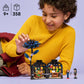 LEGO Wednesday Black Dahlia Flower Building Toy - Pretend Play Set for Girls & Boys, Ages 9+ - with Wednesday Addams & Professor Minidolls - Building