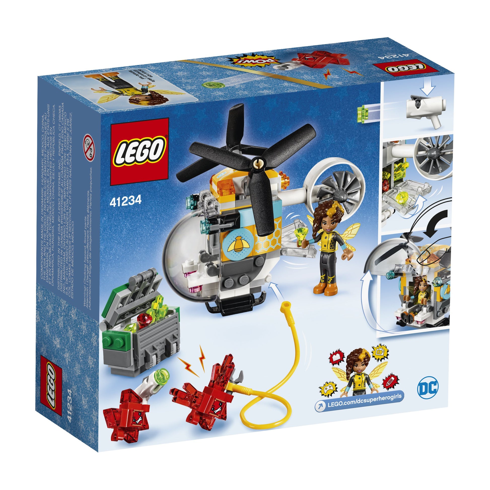 LEGO DC Super Hero Girls Bumblebee Helicopter 41234 DC Collectible