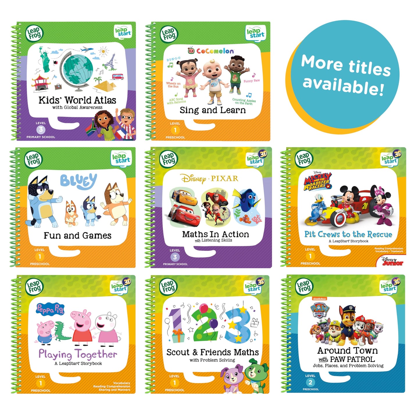 LeapFrog LeapStart Kindergarten Activity Book: Kids' World Atlas and Global Awareness