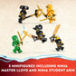 LEGO NINJAGO Lloyd and Arin’s Ninja Team Mechs Building Toy Set, Featuring 2 Battle Mechs and 5 Minifigures, Gift for Imaginative Boys and Girls Ages