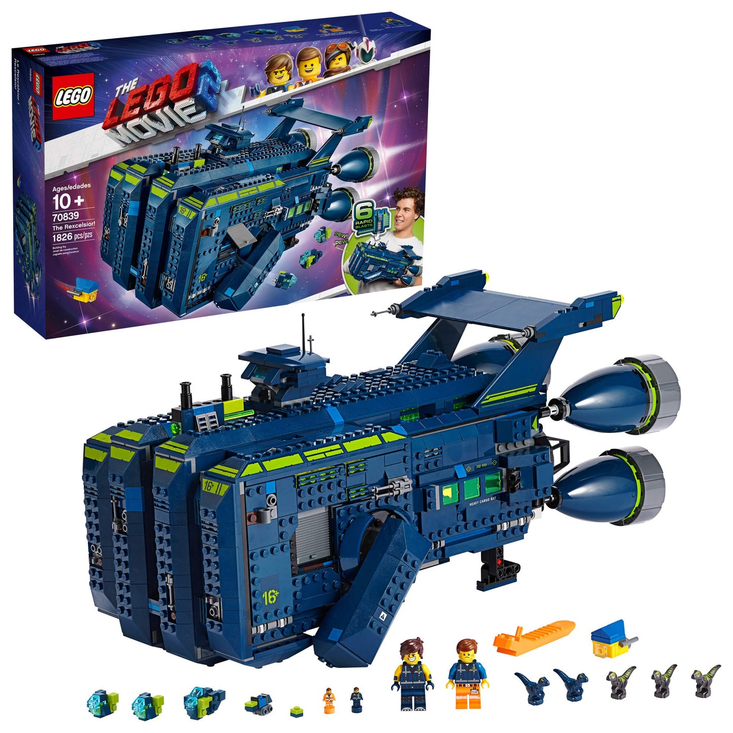 LEGO THE Movie 2 The Rexcelsior; 70839 Building Kit (1820 Pieces)