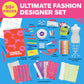 Creativity for Kids Designed by You Fashion Studio: DIY Fashion Designer Craft Kit for Girls, Dress Design Toy & Sewing Set for Kids, Gifts and Toys