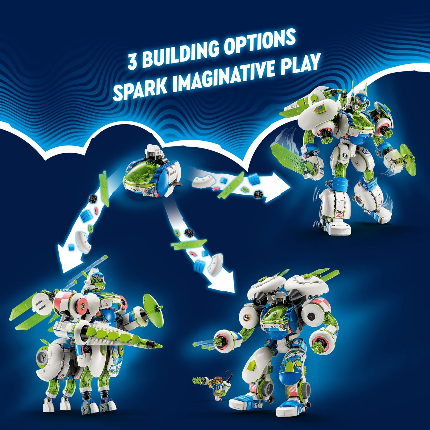 LEGO Dreamzzz Mateo and Z-Blob The Knight Battle Mech Building Toys Set - Spaceship & Robot Toy for Kids, Boys & Girls, Ages 10+ - Birthday Gift with