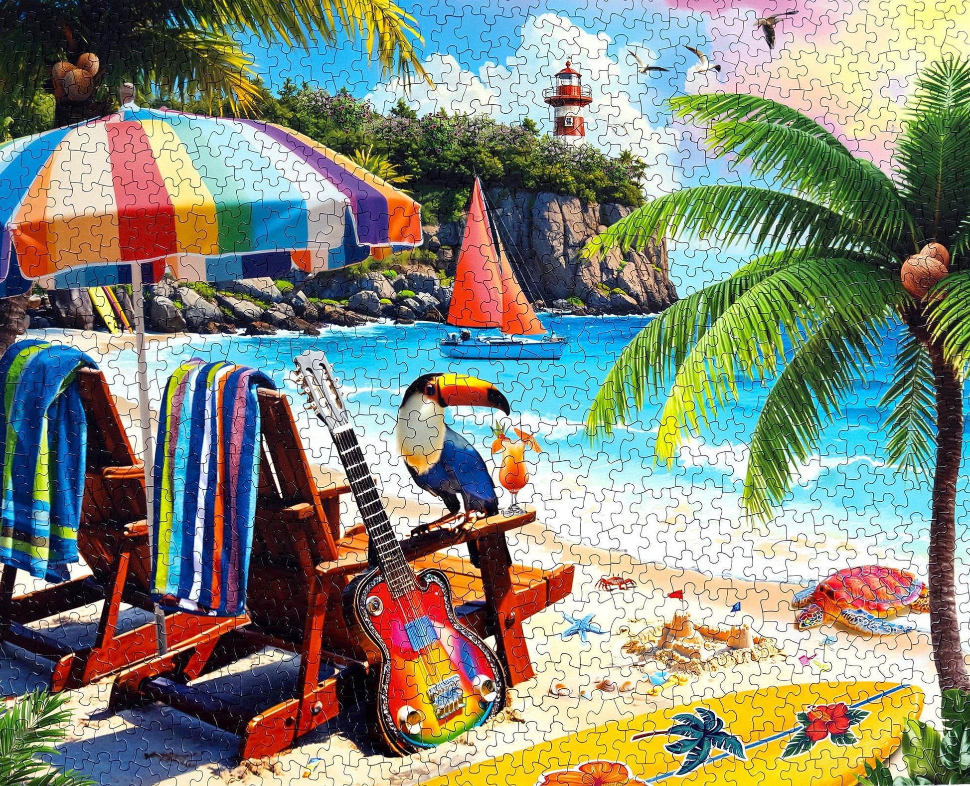 Springbok Tropical Paradise 1000 Piece Jigsaw Puzzle for Adults
