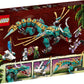 LEGO NINJAGO Jungle Dragon 71746 Building Kit; Ninja Playset Featuring Posable Dragon Toy and NINJAGO Lloyd and Zane; Cool Toy for Kids Who Love