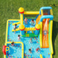 Inflatable Water Slide Bounce House for Kids, 11-in-1 Blow Up Water Park with Long Slide,Basketball Hoop,Splash Pool,Deep Pool, Water Play Center