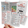 POKER WRANGLER Illustrated Poker Cheat Sheets. Set of 5 Poker Hand Ranking Cards and Texas Hold'em Cheat Sheet and Pocket Guide