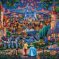 Ceaco - Disney Dowdle Collection - 4 Pack 500 Piece Puzzles for Adults