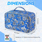 apinud Mahjong Tiles Bag with Zipper and Handle, for 1.2" (30mm) Standard Size American Mah Jong Tiles,Thickened Carrying Storage Pouch Inner Pocket