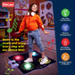 Kidzlane Electronic Dance Mat for Kids 8-12, Wireless Kids' Dance Pad with Bluetooth/AUX, Built-in Music, 5 Challenge Levels, 4 Modes - Interactive