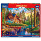 White Mountain 1000 Piece Jigsaw Puzzle Scenice Lake Cabin, Summer Retreat