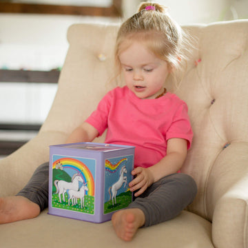 Jack Rabbit Creations Unicorn Jack in the Box - Musical Pop-Up - Ages 3+