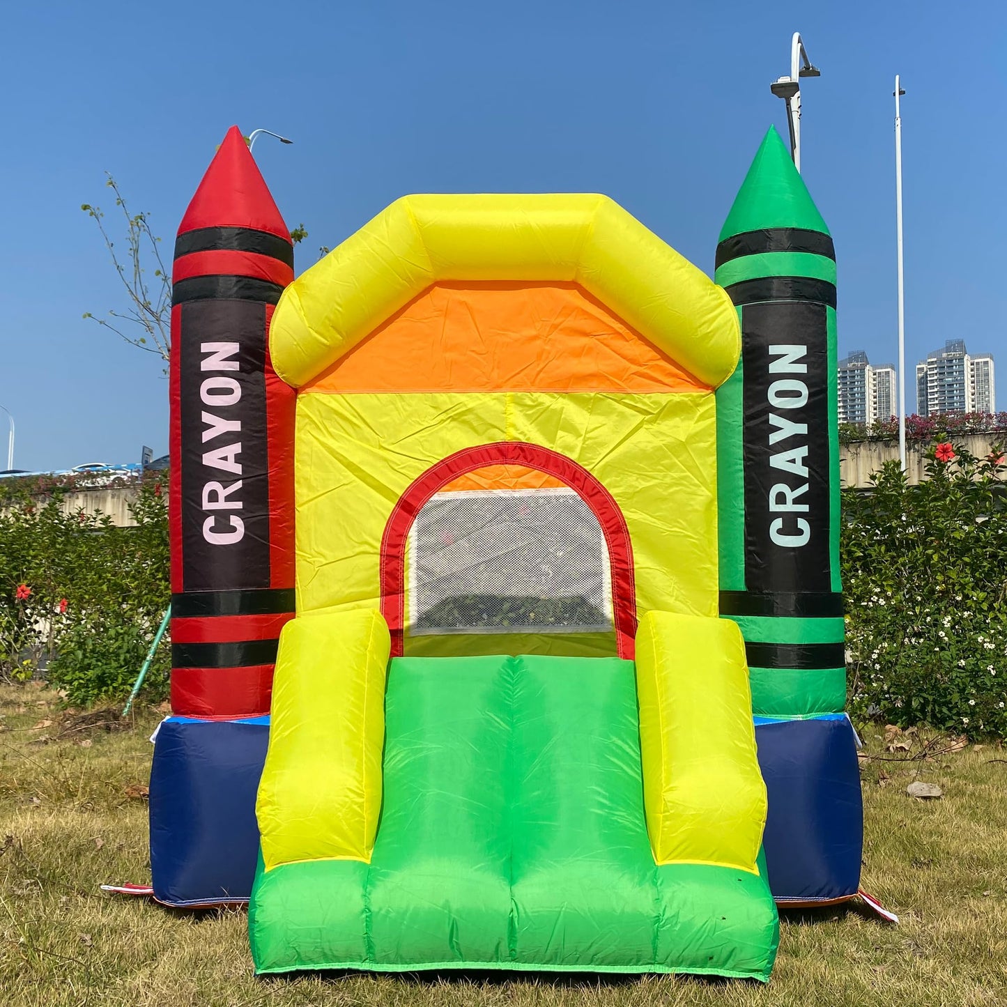 Bounce House, Inflatable Bouncer with Air Blower, Jumping Castle for Kids